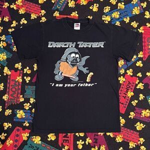 ‘05 Darth Tater Lucasfilm Star Wars Parody Graphic Tee Shirt / Size S